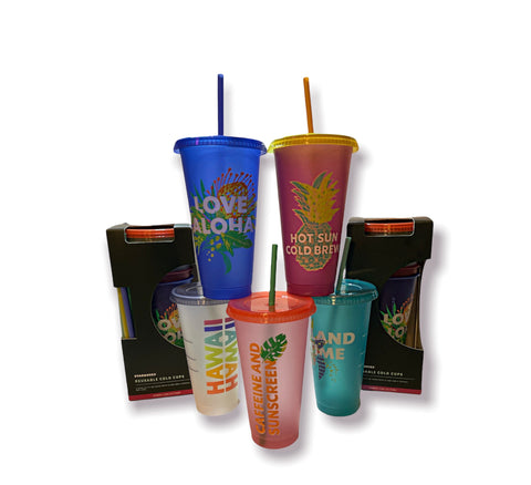 *Limited Edition* Starbucks Hawaii Collection Cold Cups